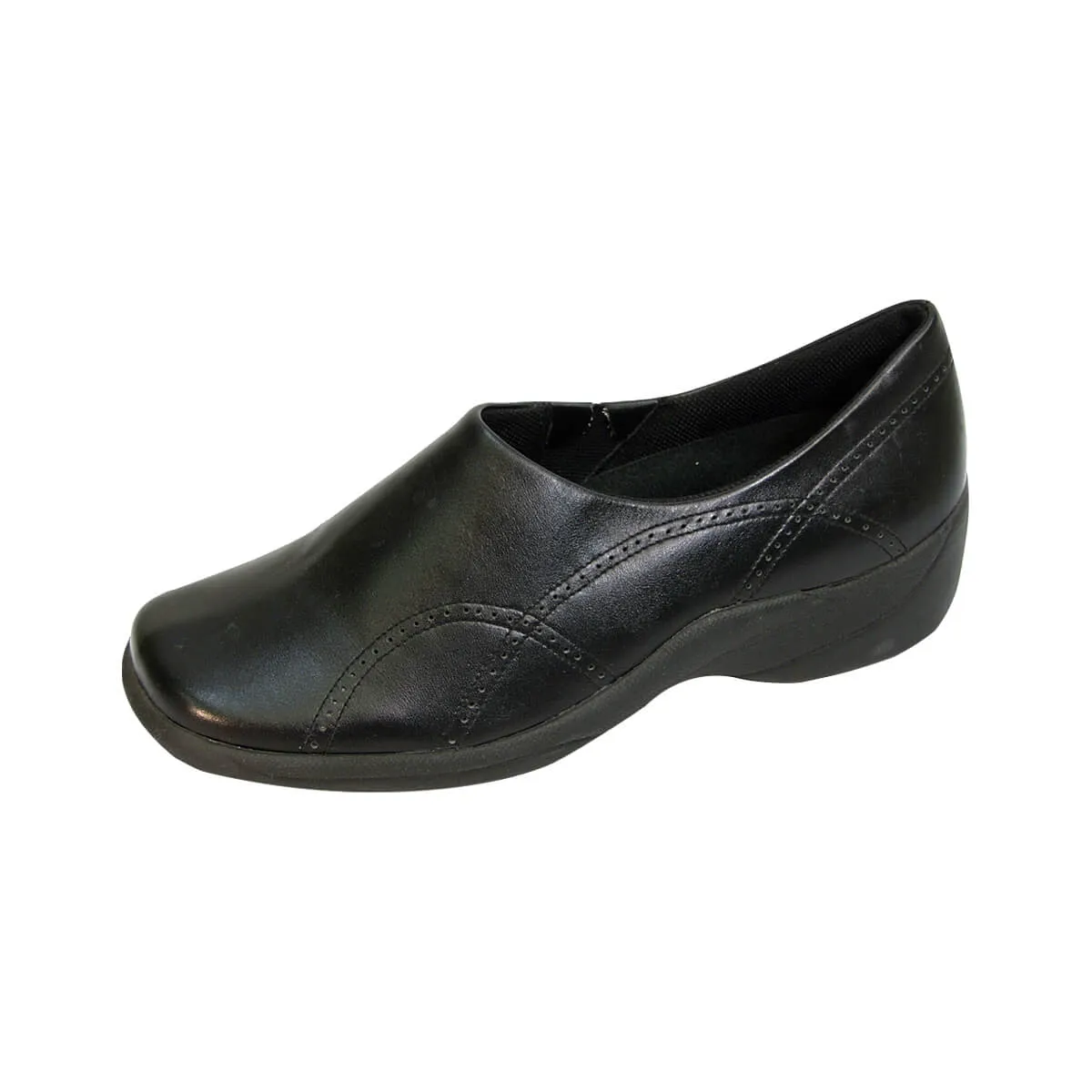 24 HOUR COMFORT Rose Women's Wide Width Leather Loafers