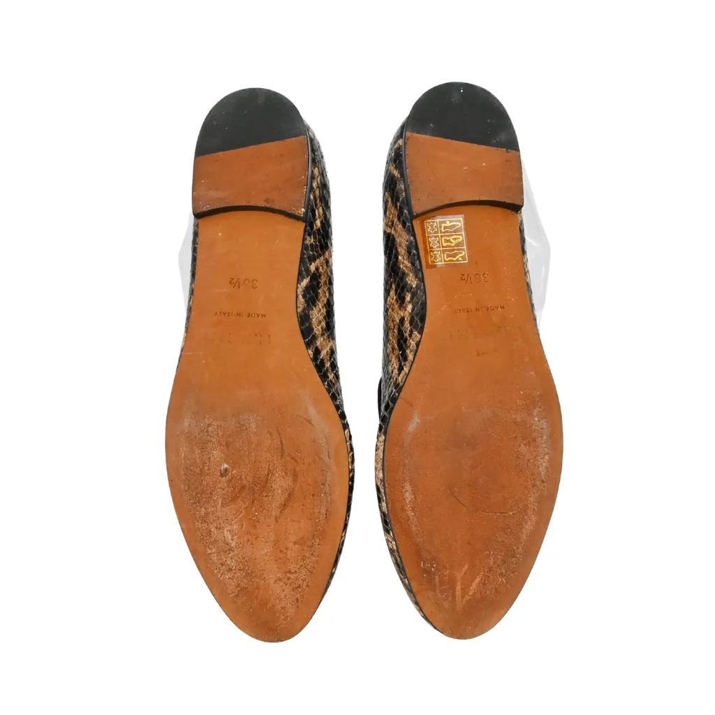 Animal-Print Embossed Loafers