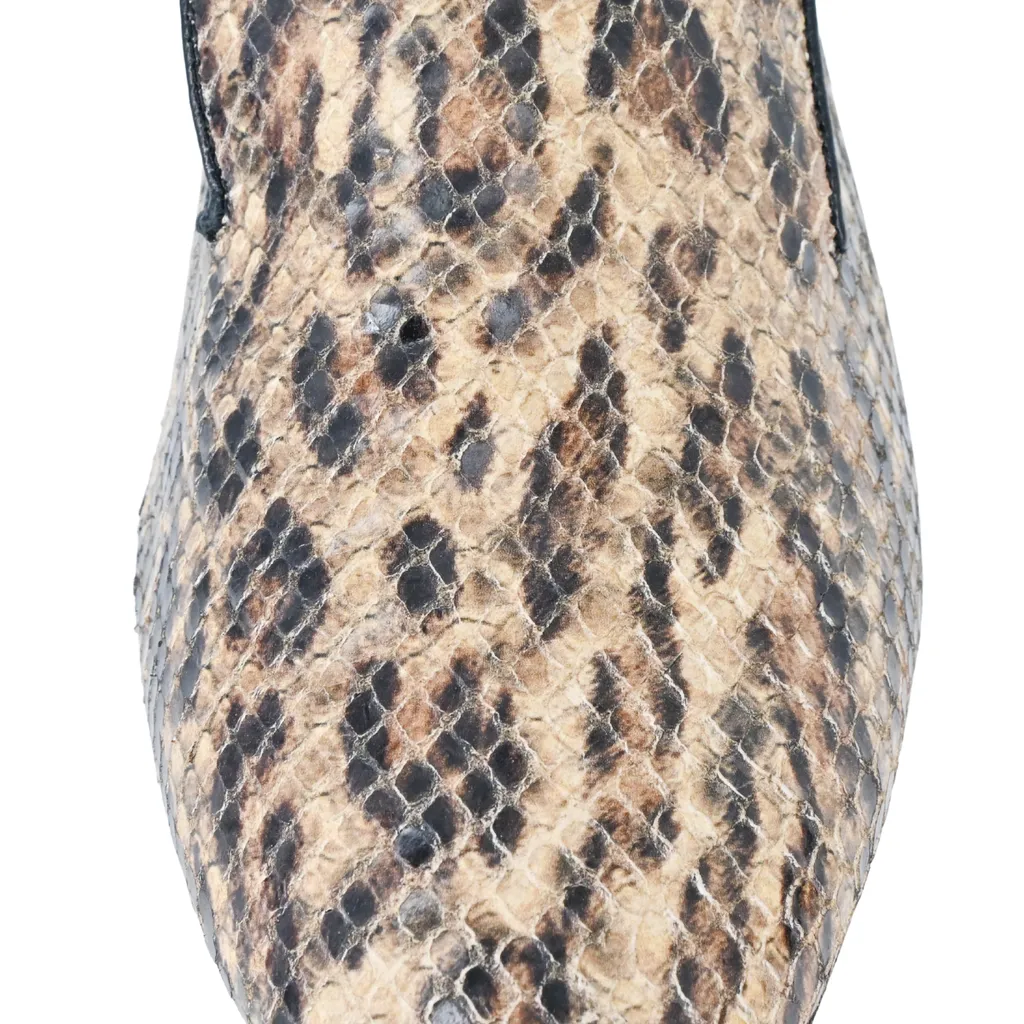 Animal-Print Embossed Loafers