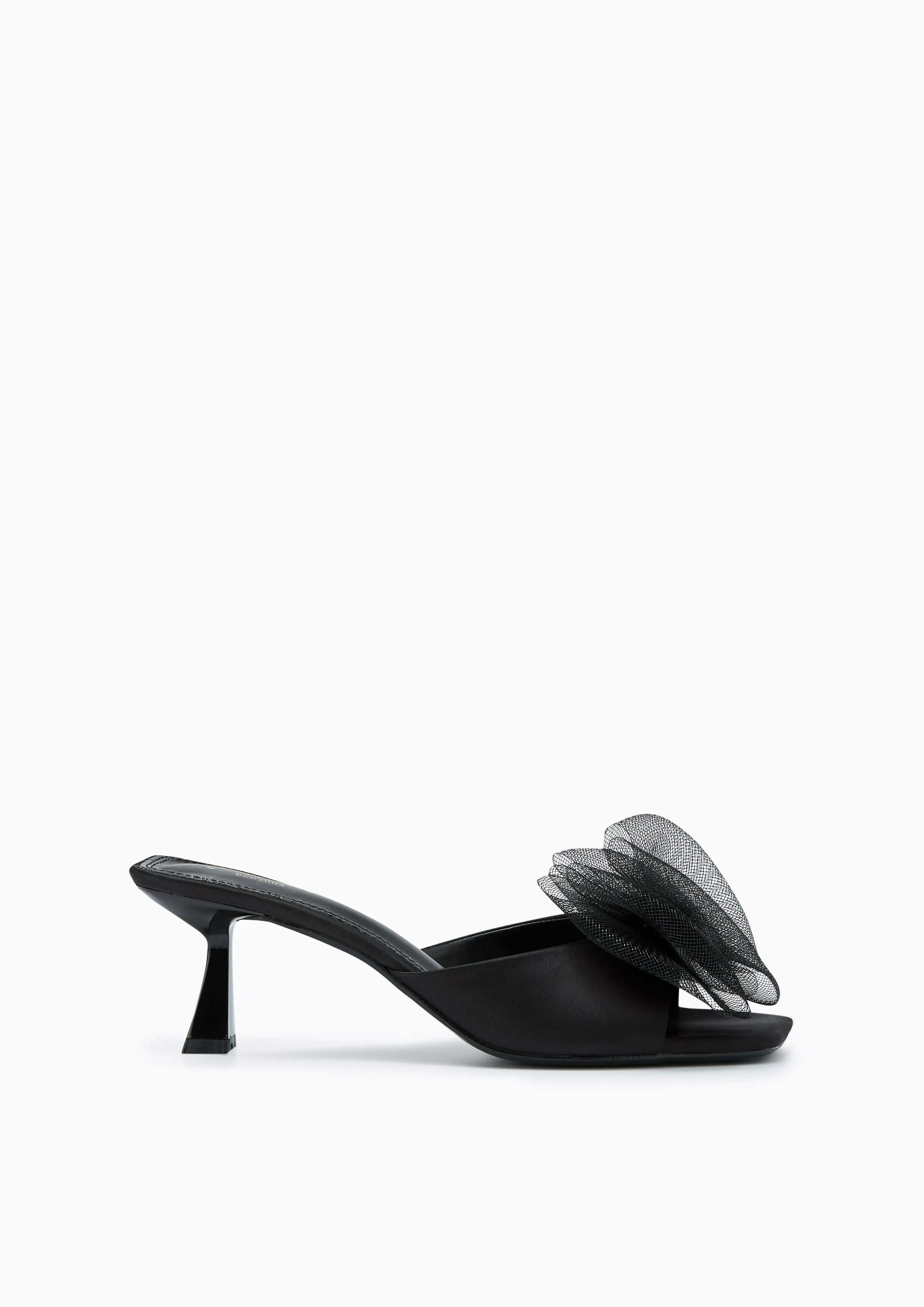 Babbie Mid Heel Sandals Black