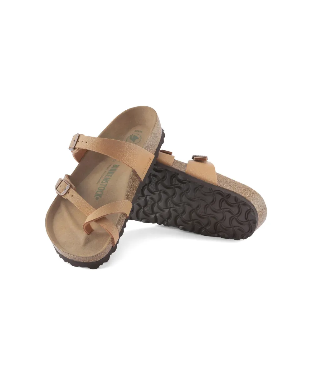 BIRKENSTOCK MAYARI VEGAN REGULAR FIT IN PECAN