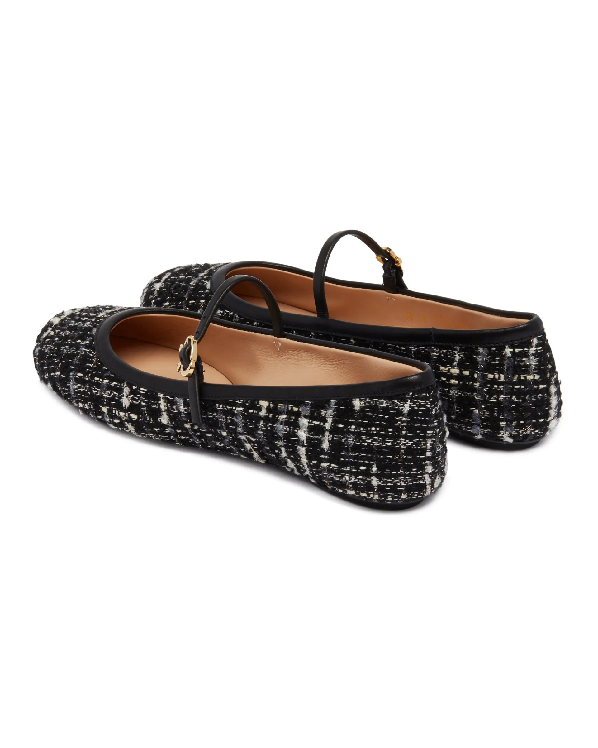 Black Carla Boucle Flats