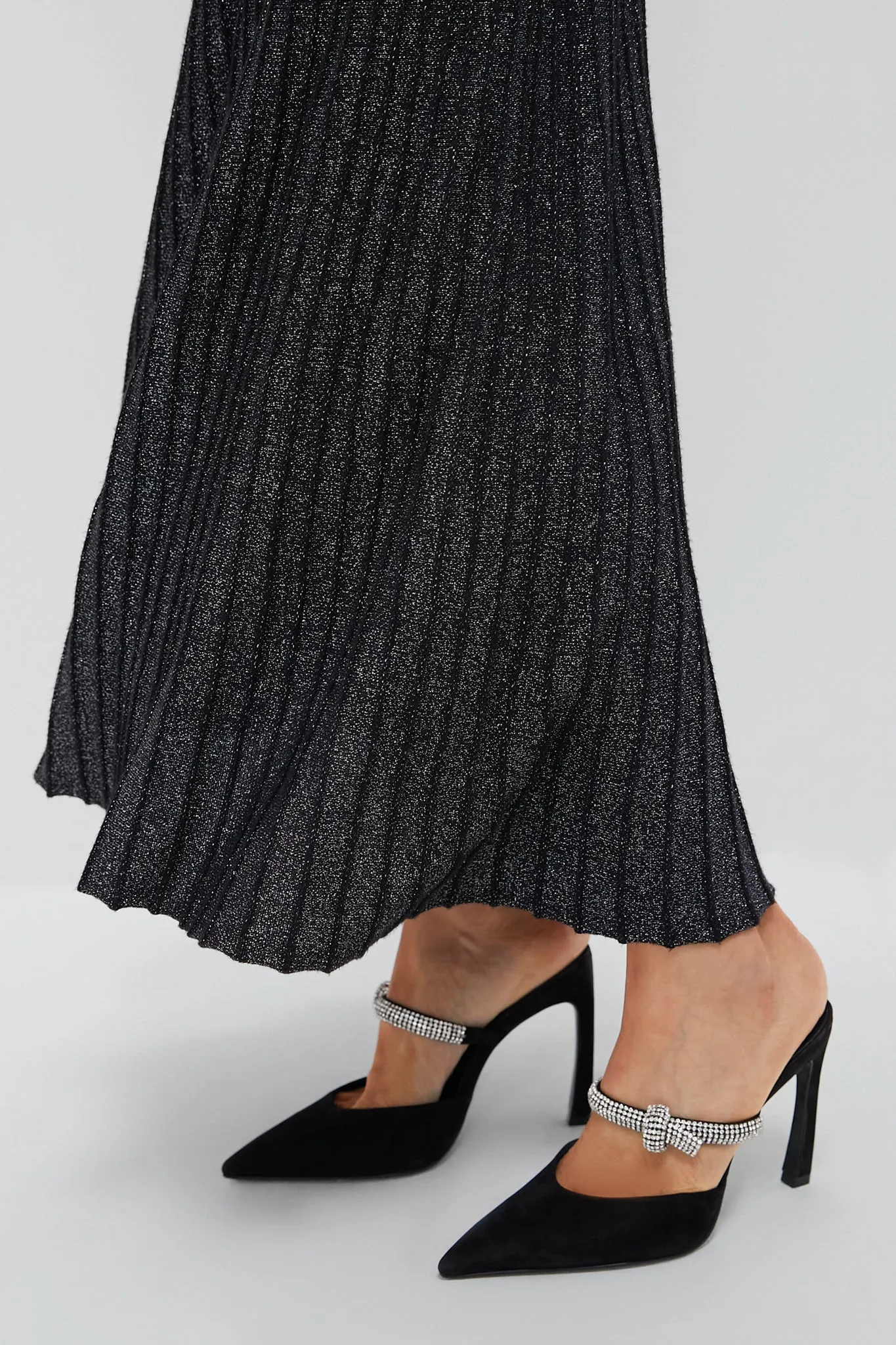 Black Metallic Jesse Skirt