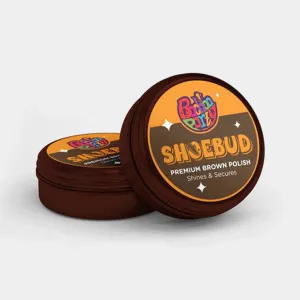 BP Shoe Bud Polish Jar - BROWN