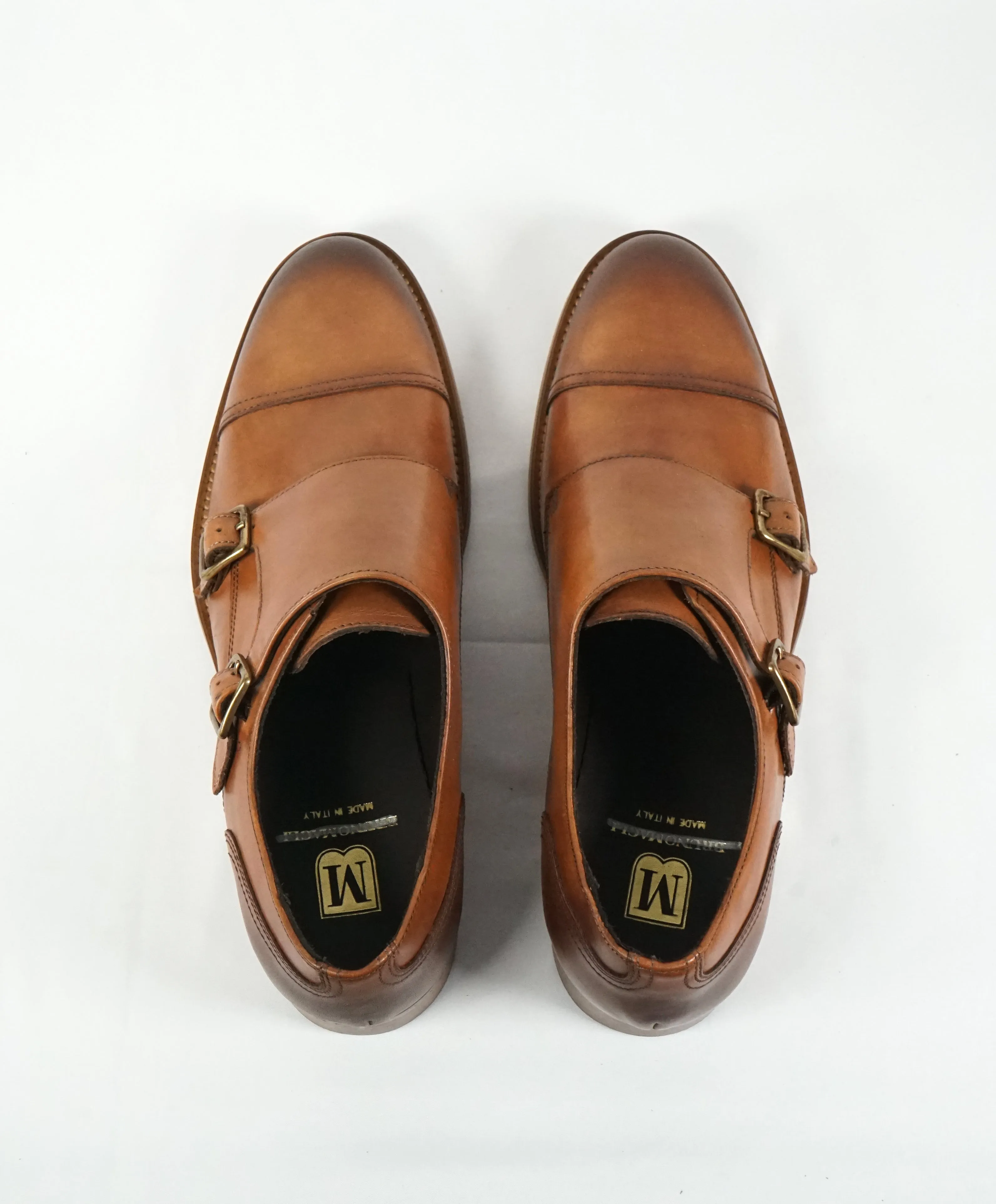 BRUNO MAGLI - “SASSO” Brown Double Monk Strap Loafers - 10.5