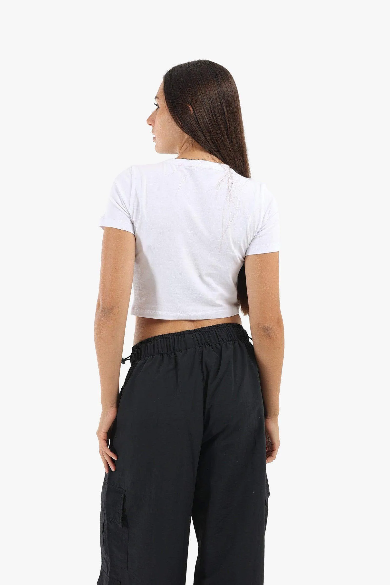 Cotton Basic Crop Top