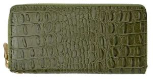 Croco Texture Ladies Wallet 126 11876 1