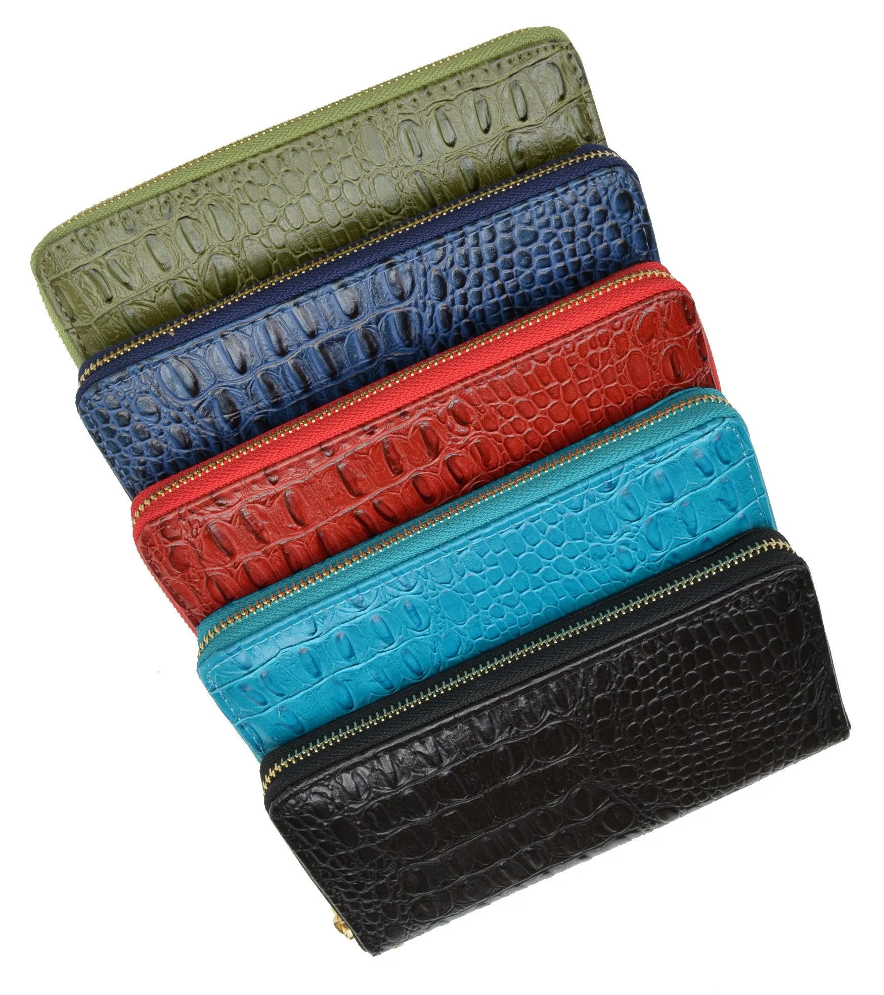 Croco Texture Ladies Wallet 126 11876 1