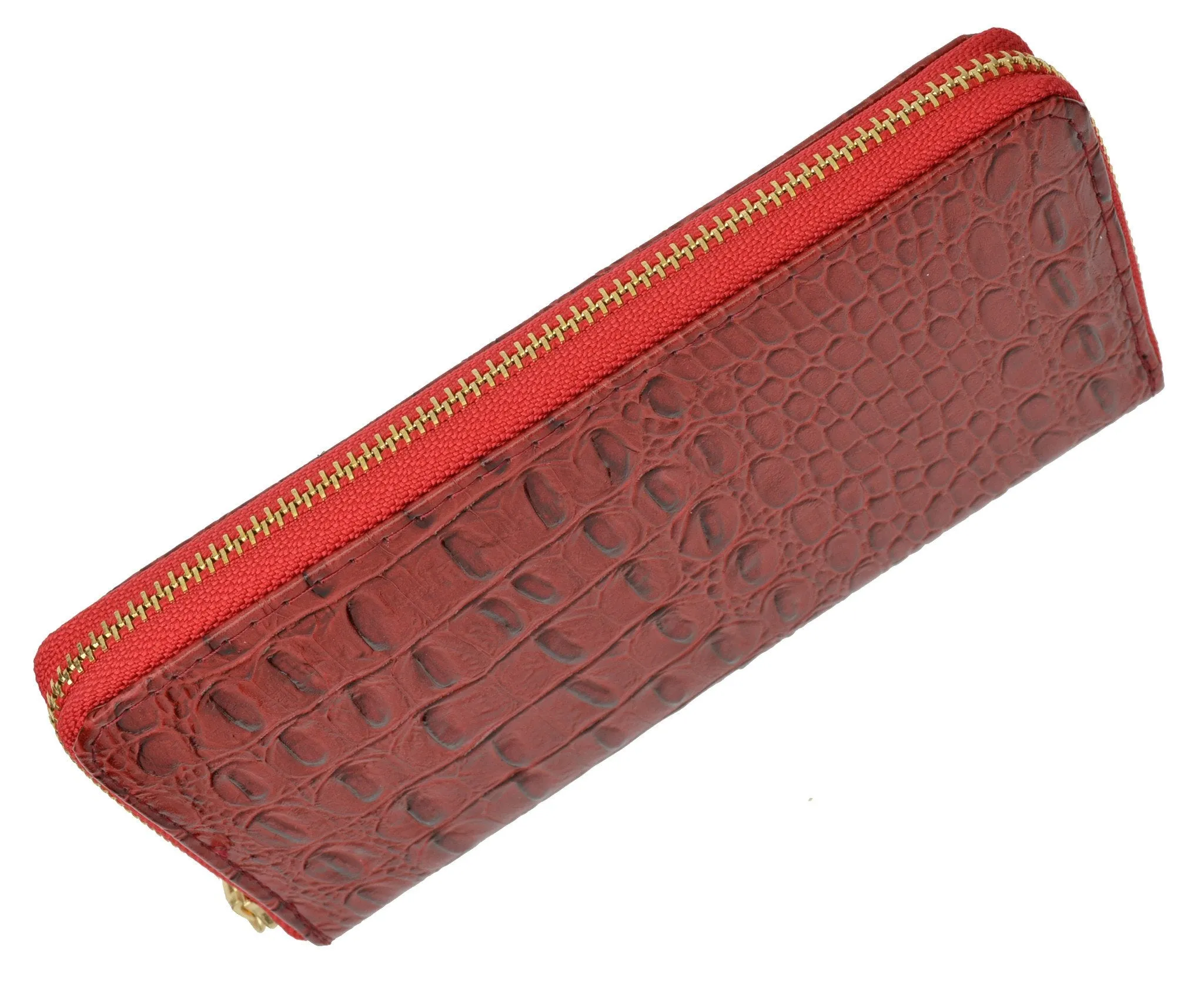 Croco Texture Ladies Wallet 126 11876 1