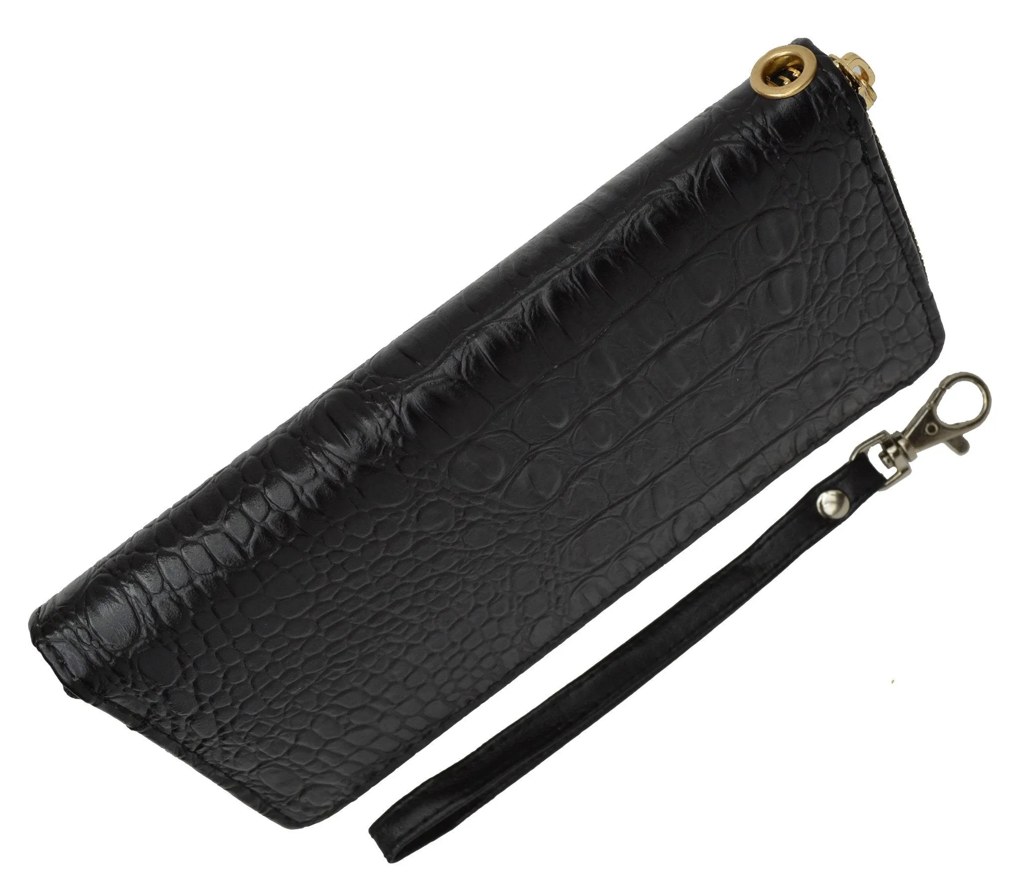 Croco Texture Ladies Wallet 126 11876 1