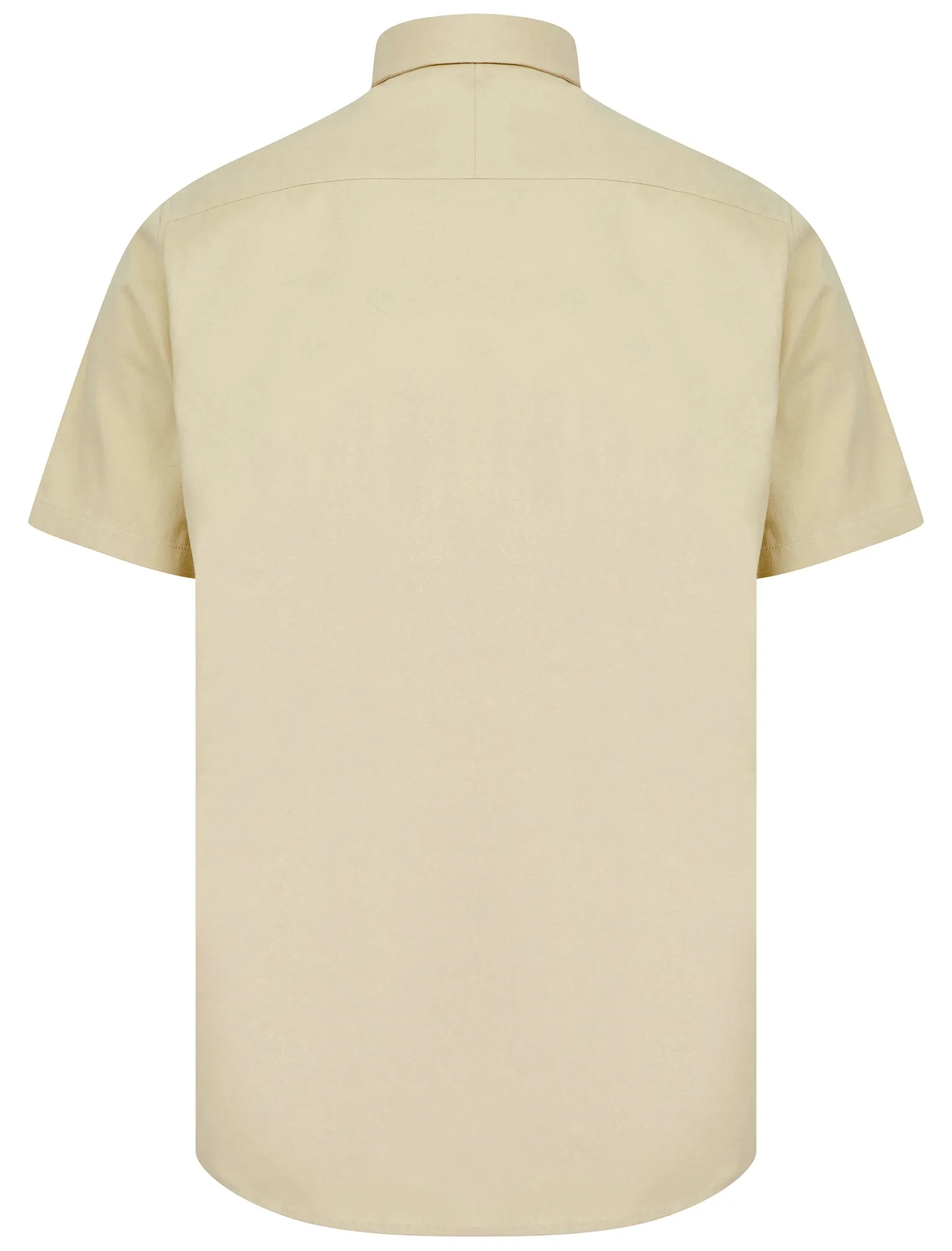 Elbury 3 Short Sleeve Cotton Twill Shirt in French Oak - Tokyo Laundry