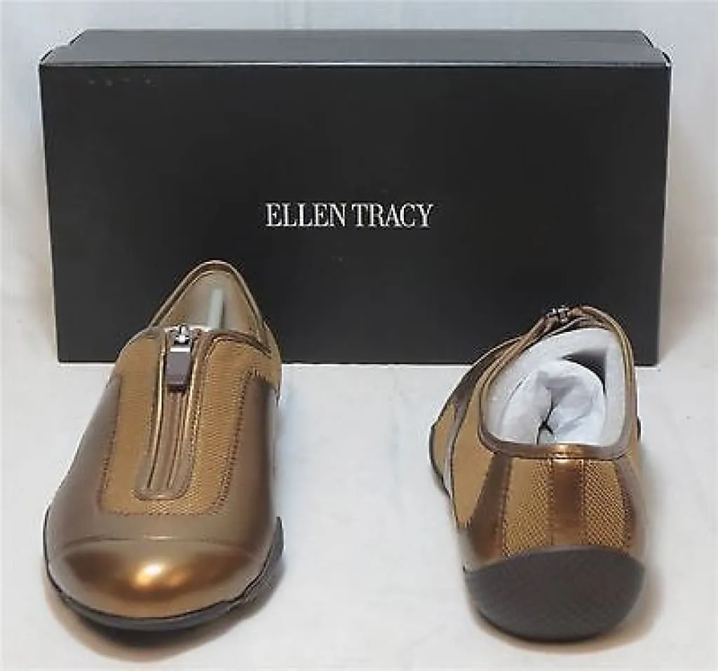 ELLEN TRACY Women's Astra Slip Ons - Dark Bronze