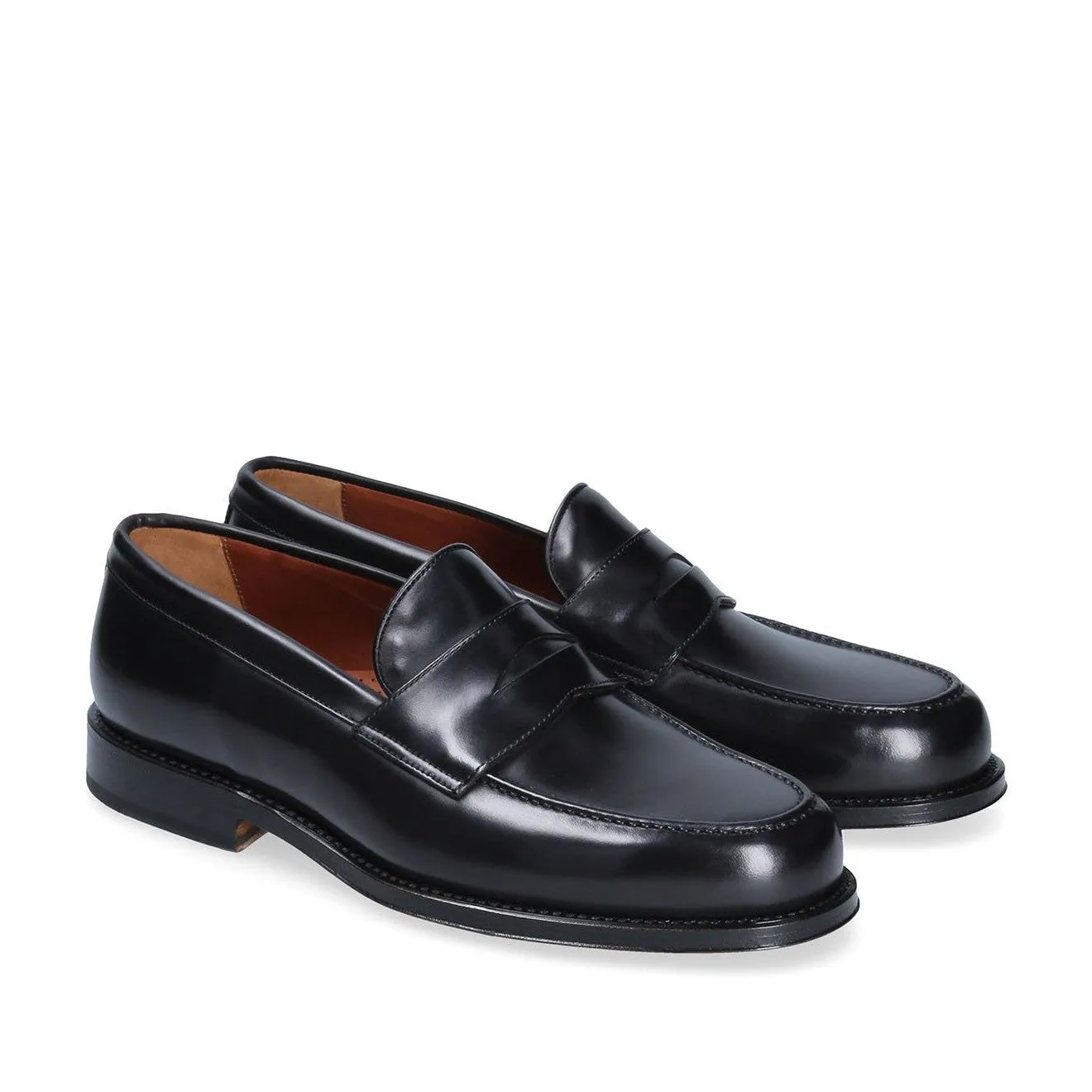 Franceschetti Newport Men's Shoes Calf-Skin Leather Penny Loafers (FCCT1027)