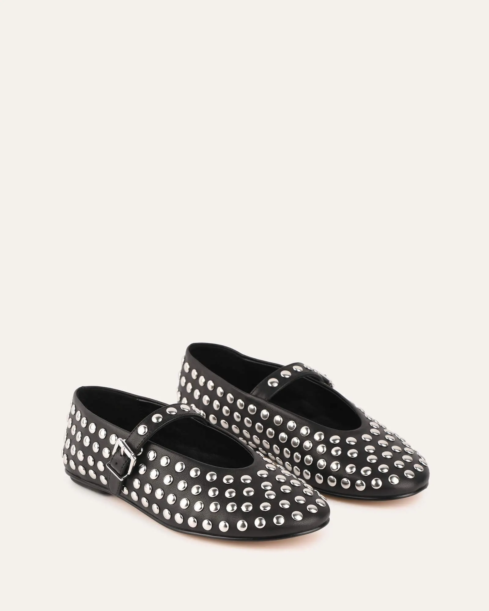 GIGI CASUAL FLATS BLACK LEATHER