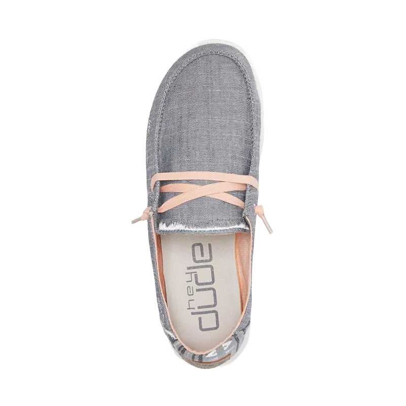 Hey Dude® Ladies Wendy Boho Grey Shoes 121413238