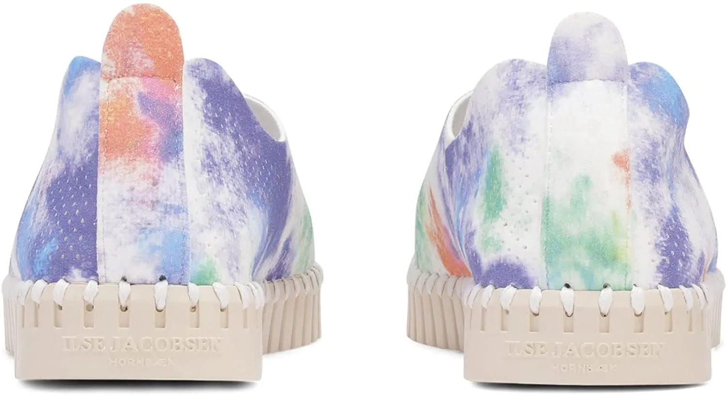 Ilse Jacobsen Tulip 139 Tie Dye Perforated Slip-On Sneaker