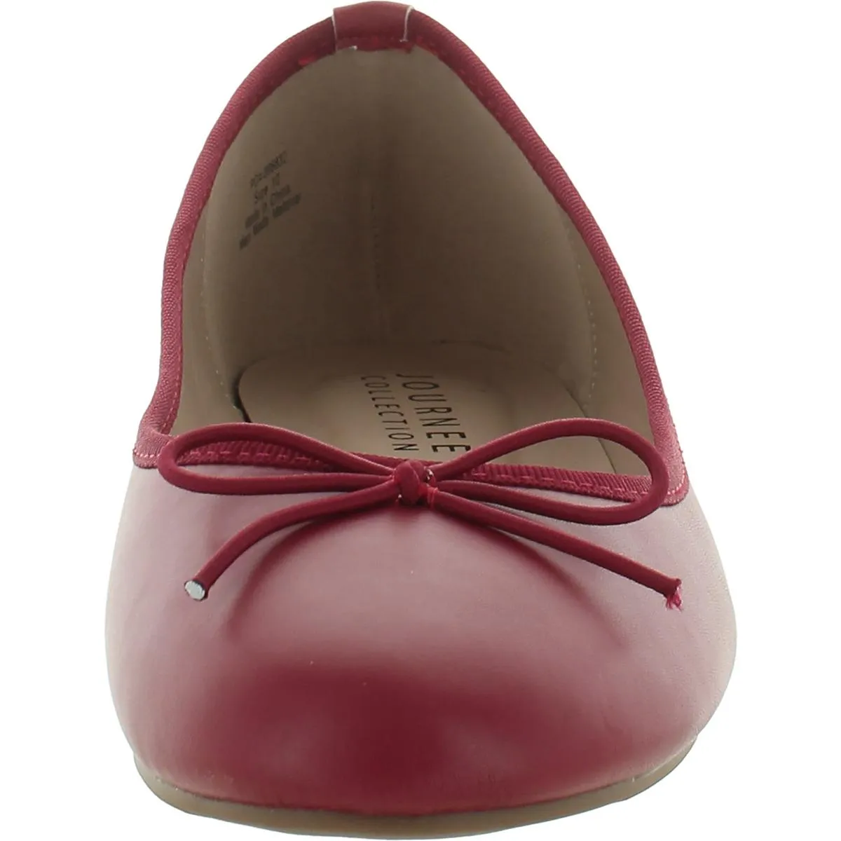 Journee Collection Womens Comfort Insole Manmade Ballet Flats