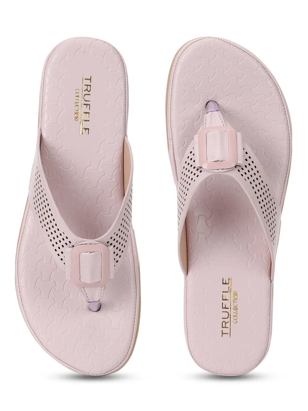 Lilac PU Slip-On Flats (TC-ST-015-LIL)