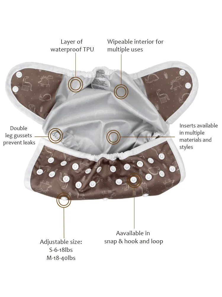 Mama Koala Cloth Diaper Cover - C2PD55904OR5Z - H&L Version