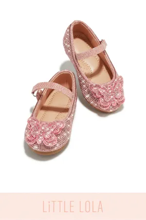 Mini Sweet Fantasy Embellished Flats - Pink