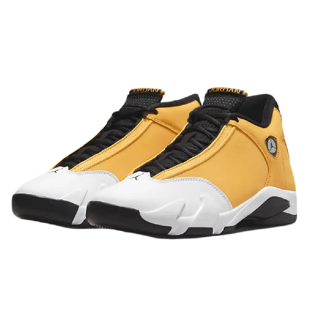 Nike Air Jordan 14 Retro Sneakers, Yellow/Black/White