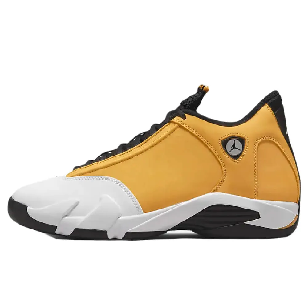 Nike Air Jordan 14 Retro Sneakers, Yellow/Black/White