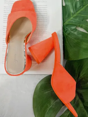 Orange Pump Heels