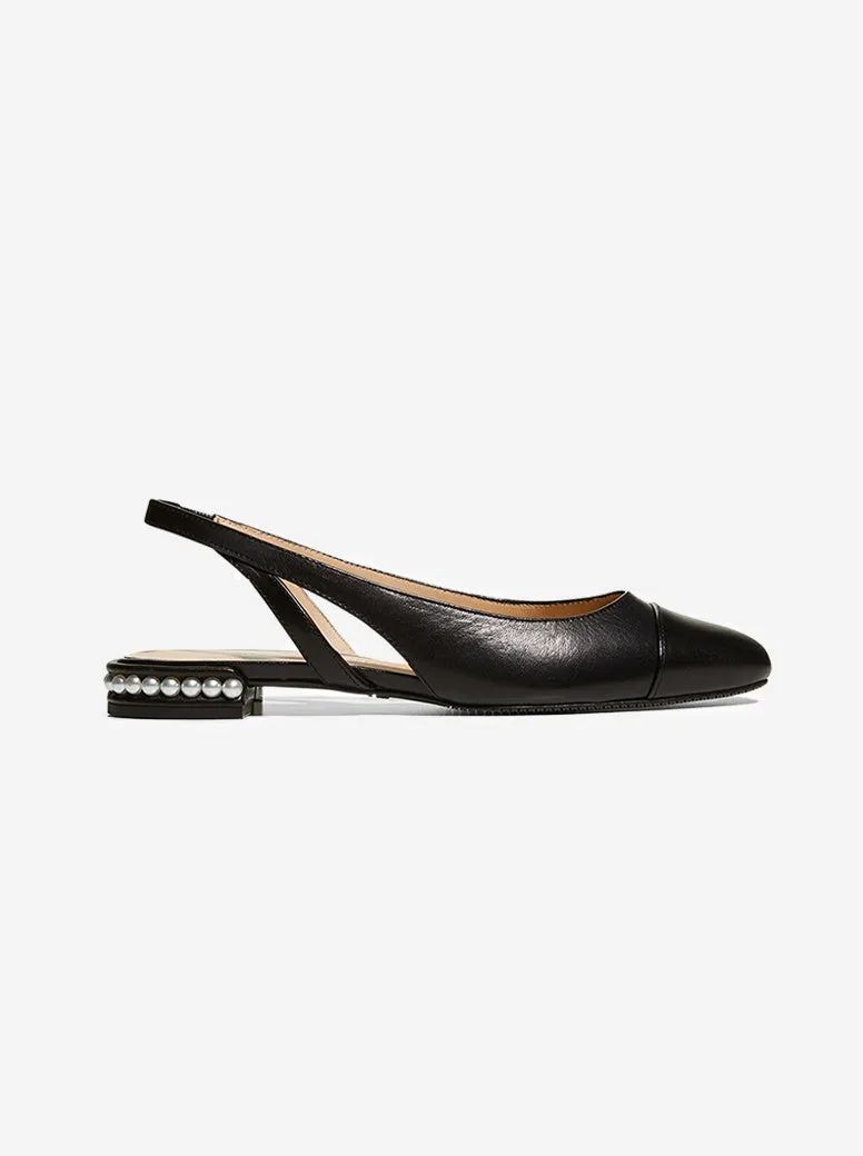 Pearl Slingback black