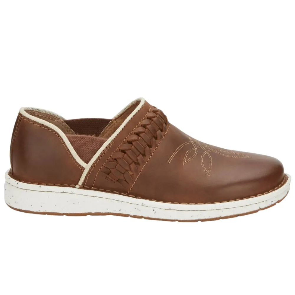 Poly Walnut Slip On Shoes