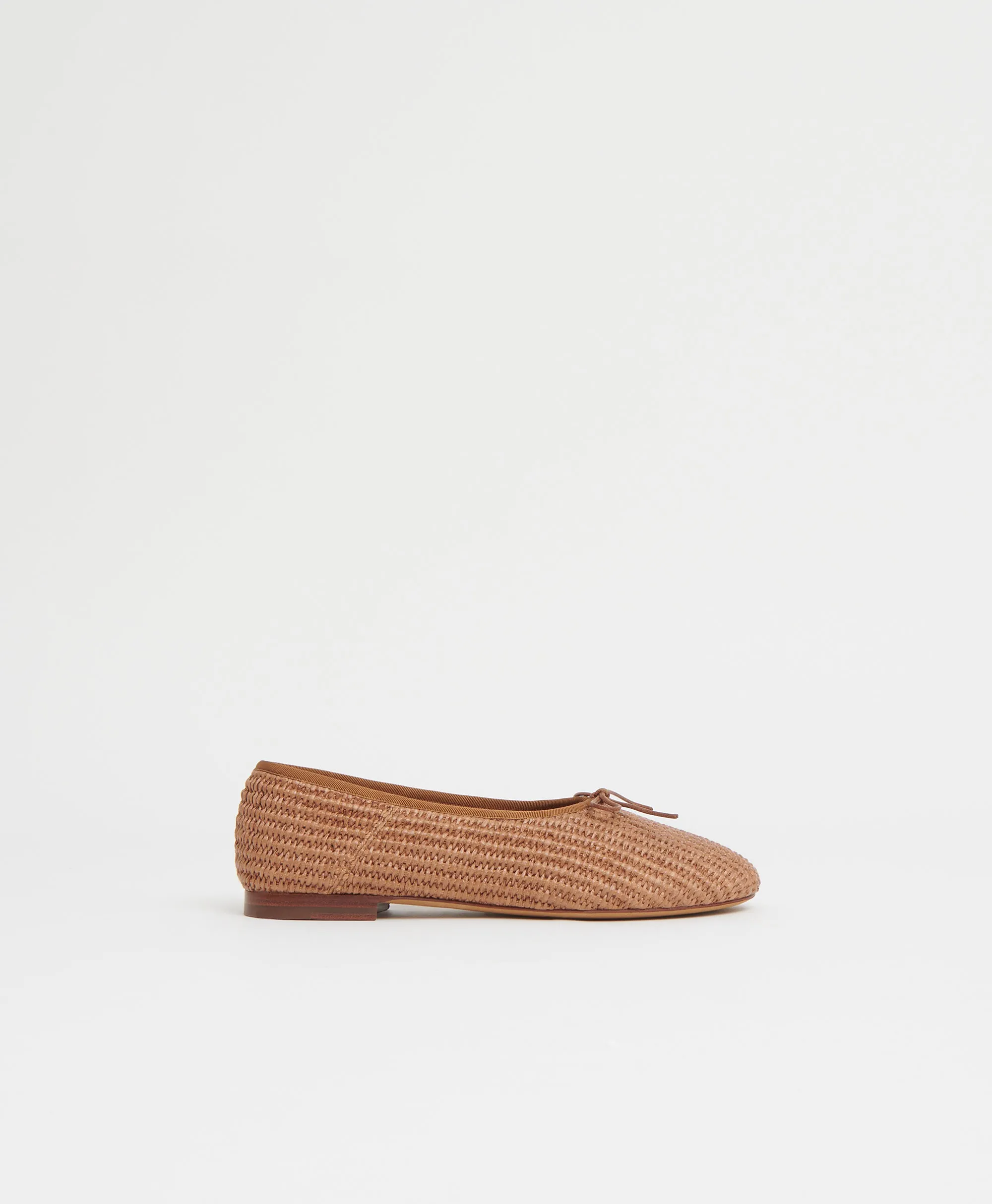 Raffia Dream Ballerina - Caramel