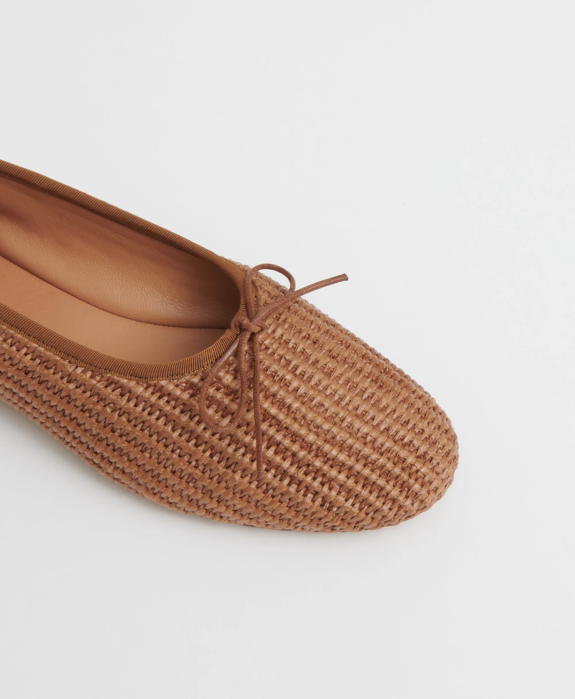 Raffia Dream Ballerina - Caramel