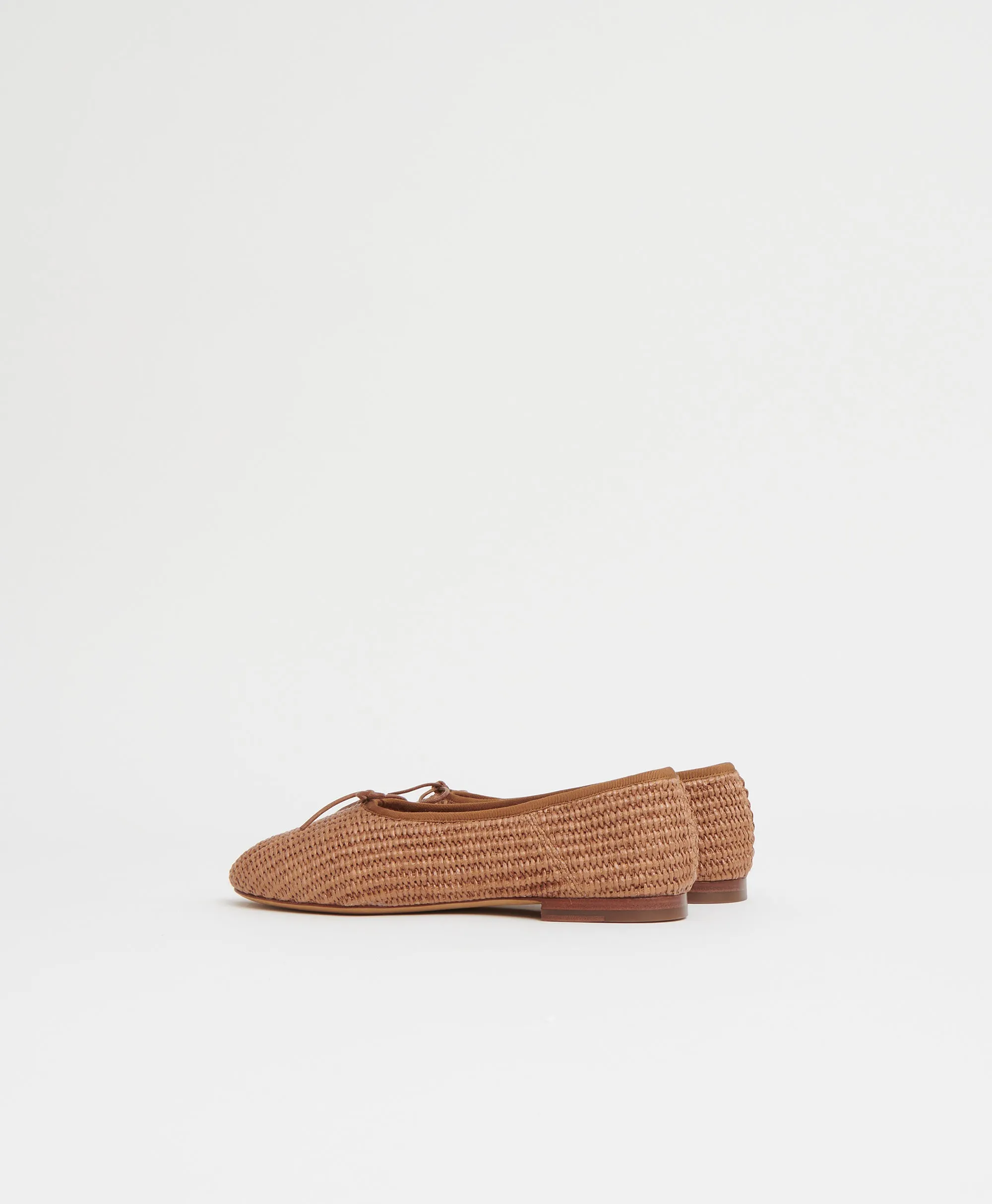 Raffia Dream Ballerina - Caramel