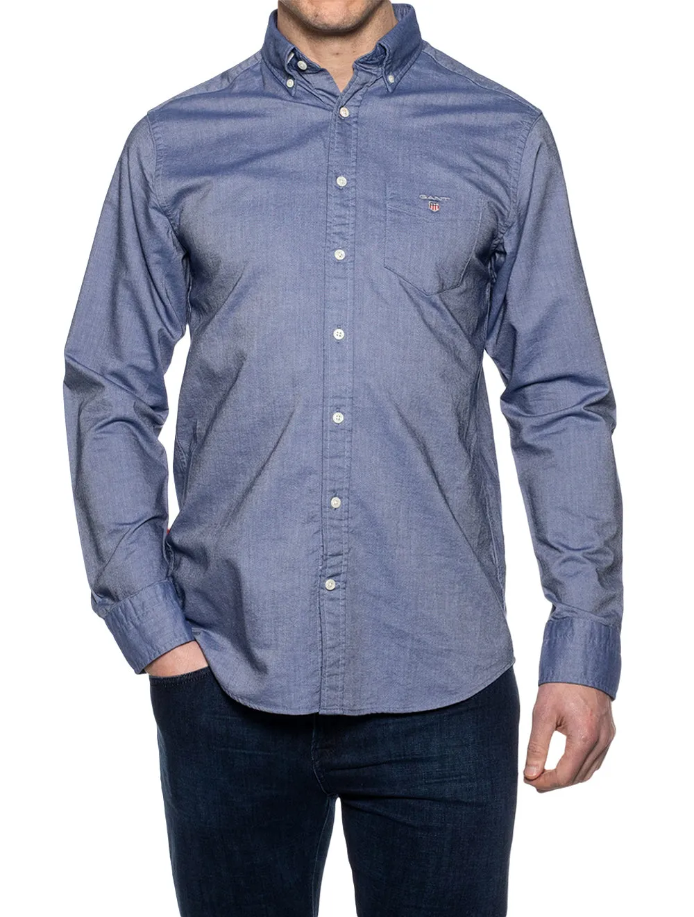 Regular Fit Oxford Shirt Persian Blue