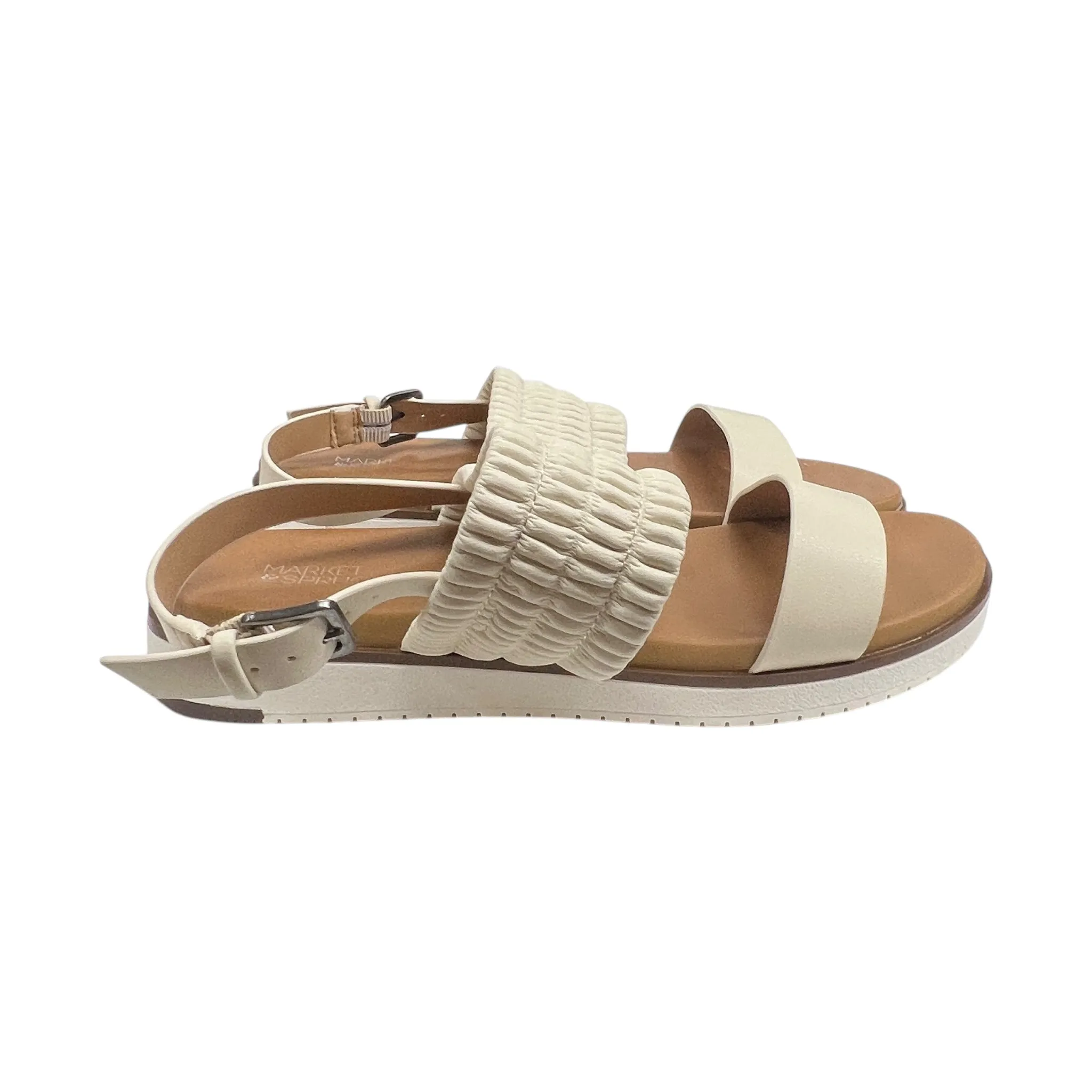 Sandals Flats By Market & Spruce In Cream, Size:8