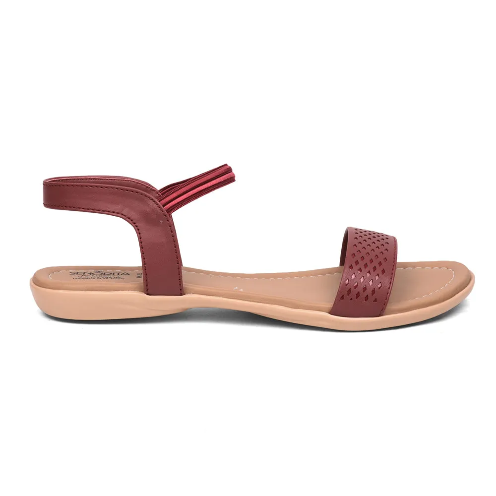 Senorita Casual (Cherry) Sandals For Women MK-82 By Liberty