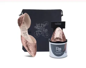 Sparkling Rose' Rollasole Flats