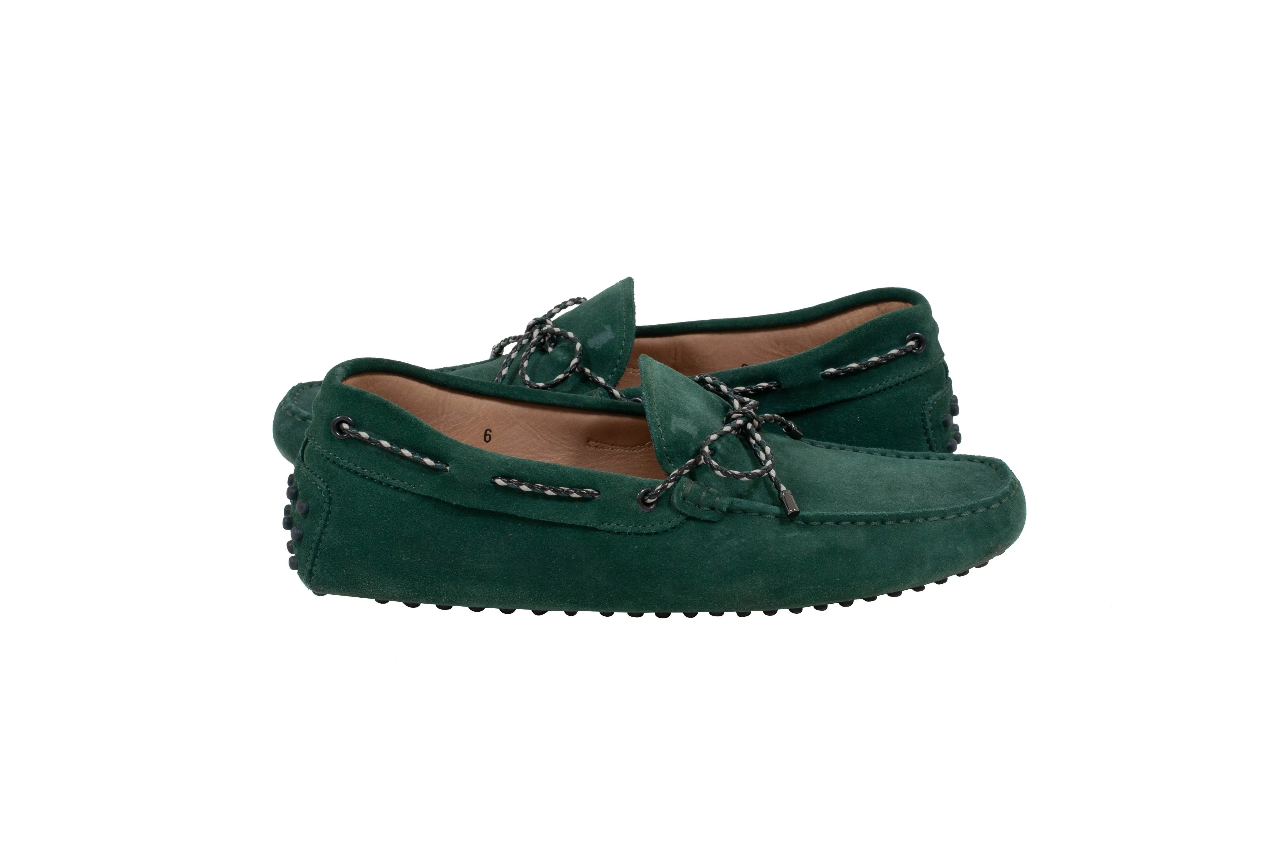 Suede Loafers (Green)