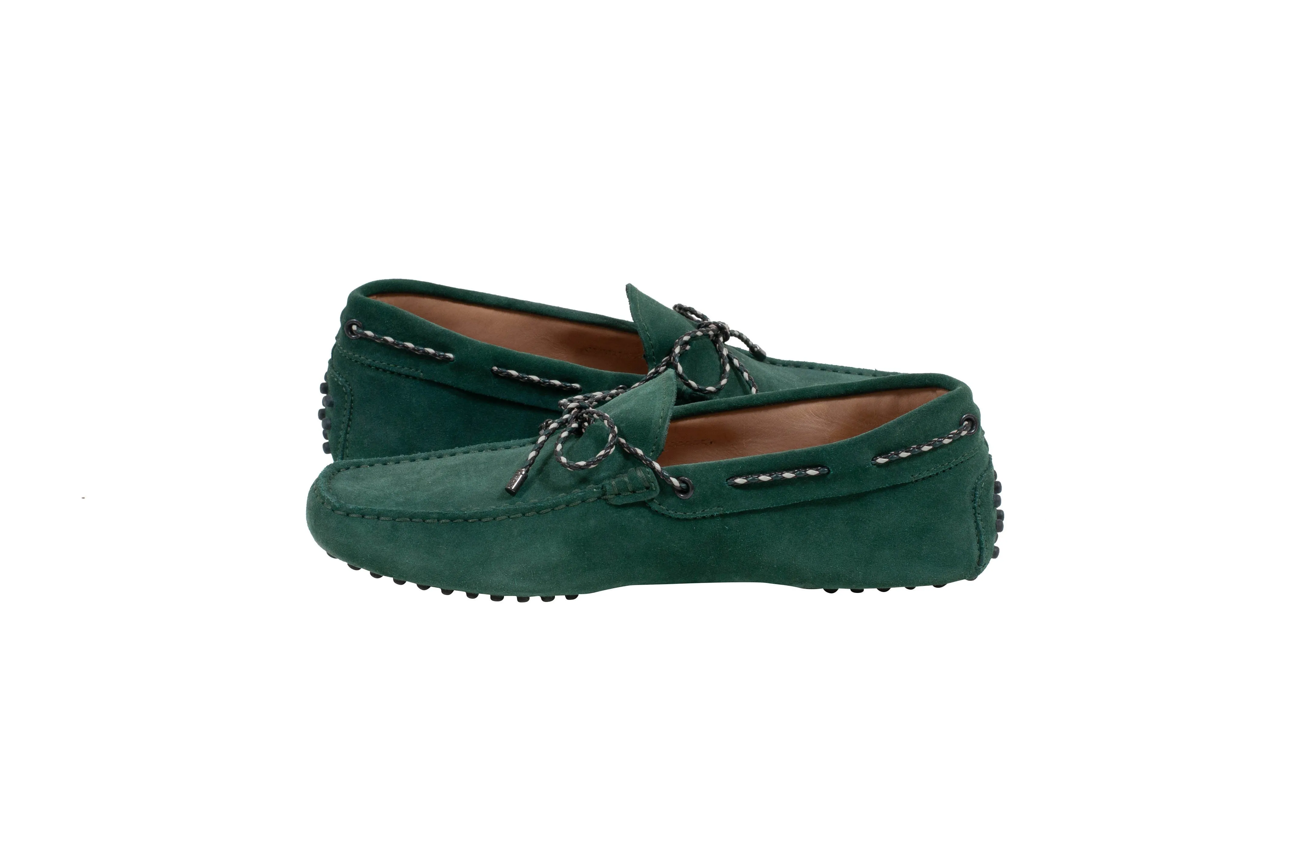 Suede Loafers (Green)