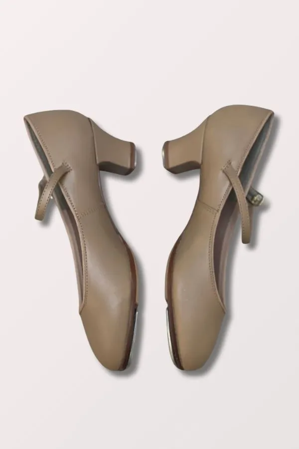 Tap Jr. Footlight Tap Shoes with 1.5" Heel - Caramel