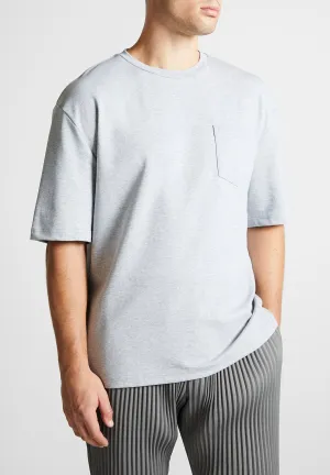 Éternel Oversized Fit Cotton T-Shirt - Grey