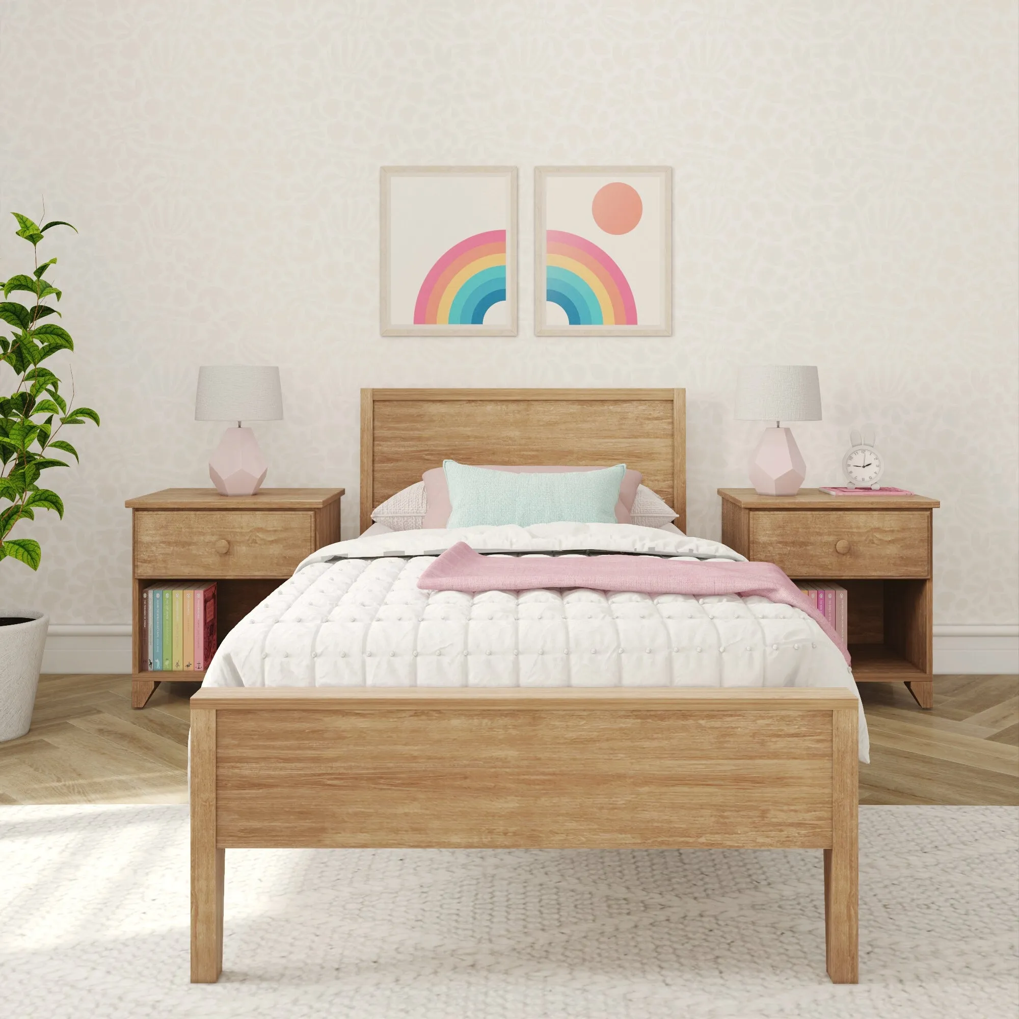 Twin Panel Bed