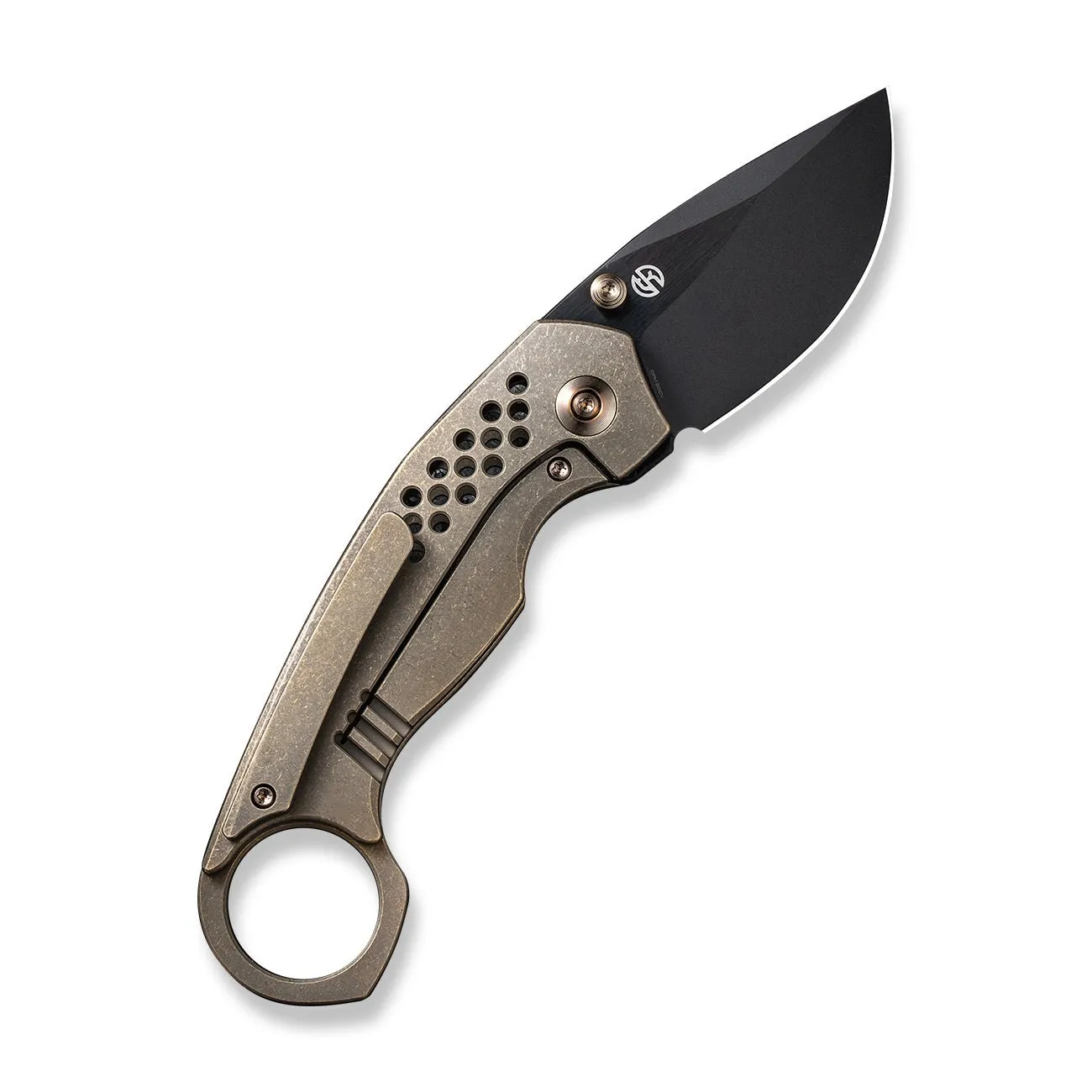 WEKNIFE Envisage Front Flipper Knife Titanium Handle (2.42" CPM 20CV Blade) WE22013-3