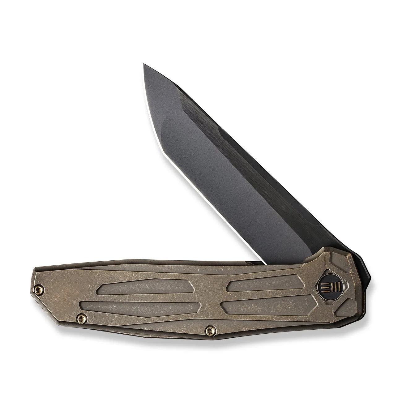 WEKNIFE Shadowfire Flipper Knife Titanium Handle (3.97" CPM 20CV Blade) WE22035-3