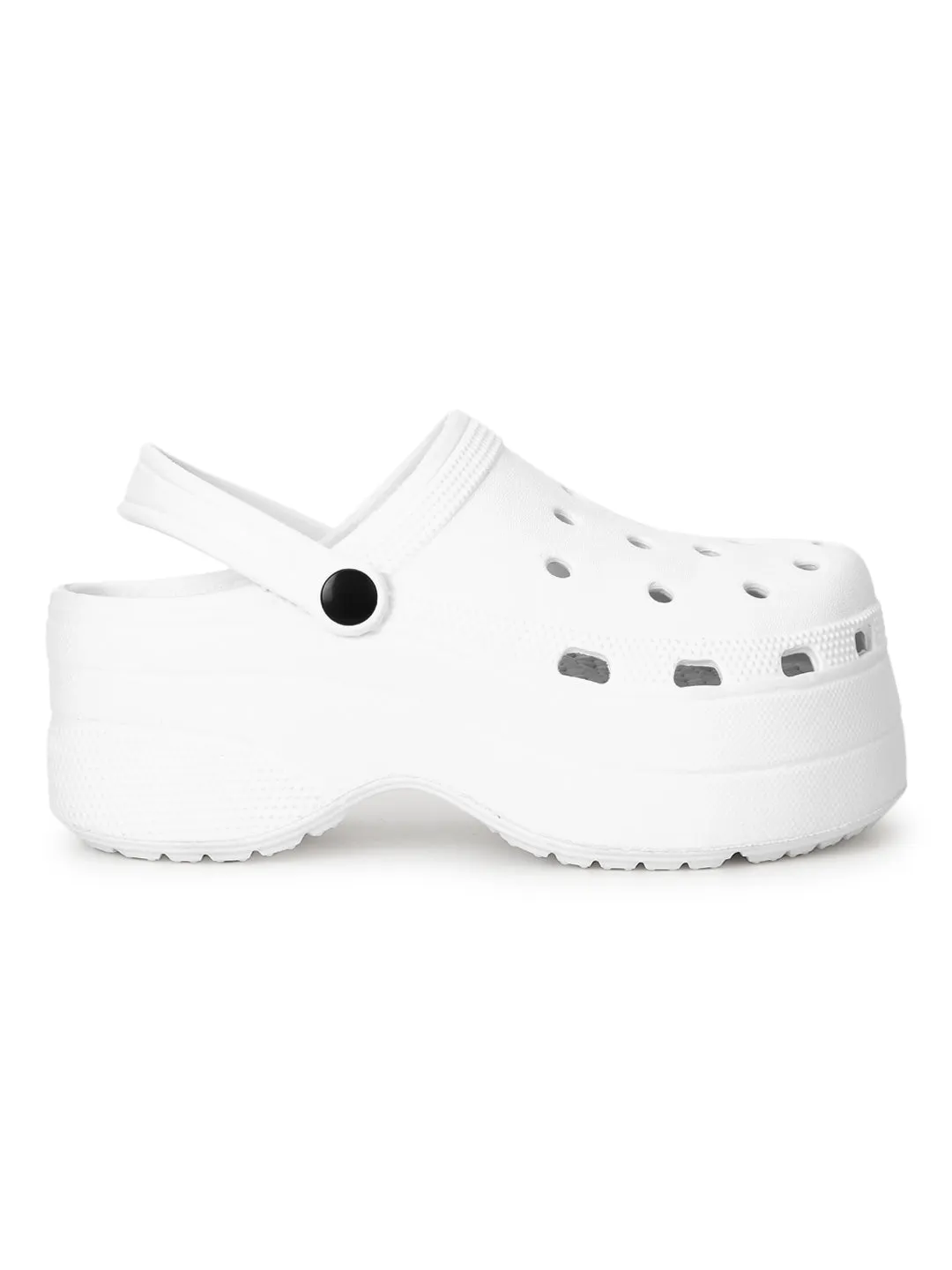 White PU Slip-On Croc Flats (TC-RS3581-WHT)