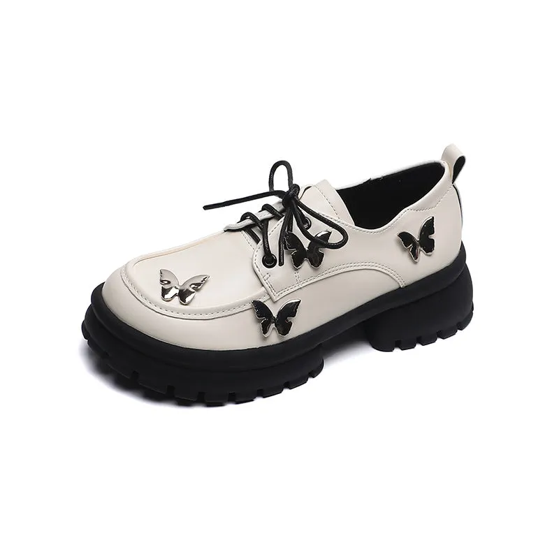 Women Fashion Cute Casual Thick Soled Loafers